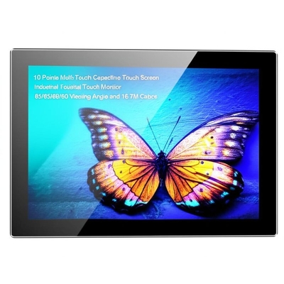 Écran tactile industriel capacitif multipoint 10 points avec angle de vision 85/85/80/80 et 16,7 millions de couleurs