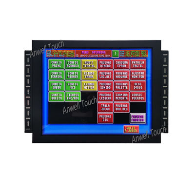 Moniteur à écran tactile infrarouge de 17 pouces VGA/CGA