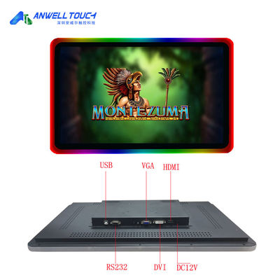 PCAP BalIy Écran tactile capacitif Moniteur 23.8 pouces Acrylique LED Lumière HD Moniteur de jeu Affichage tactile