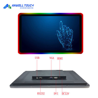 PCAP BalIy Écran tactile capacitif Moniteur 23.8 pouces Acrylique LED Lumière HD Moniteur de jeu Affichage tactile