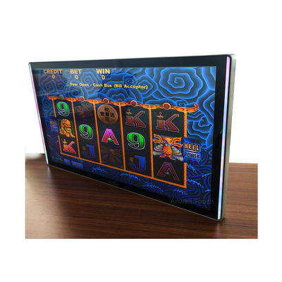 Aristocrat Hot Gaming Couleur argentée PCAP Multi Touch Capasitif écran tactile 23 pouces Avec bord LED