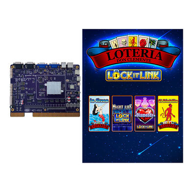 Jeu d'art 4 en 1 PCB Multiple Jeu Lock It Link Loterie Pour Arcade Machine