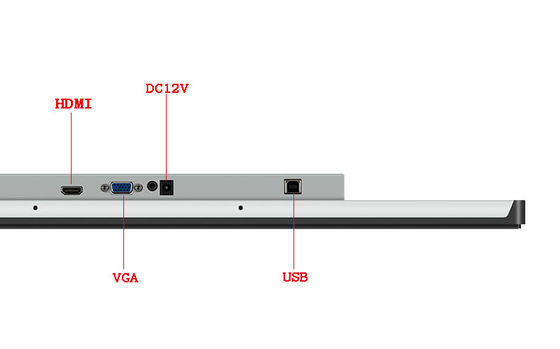 23.8 pouces écran tactile capacitif Panneau industriel PC avec 85/85/80/80 Angle de vision PCAP industriel multi-touch