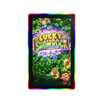 Moniteur d'écran tactile infrarouge de 43 pouces WMS / POG / Firelink Game avec lumière latérale LED