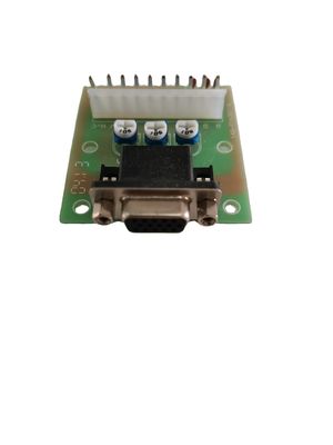 Connecteur VGA RGB CGA Pour POG POT O Convertisseur de signal en or Pièces de rechange de carte PCB
