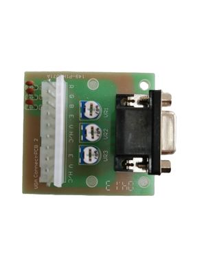 Connecteur VGA RGB CGA Pour POG POT O Convertisseur de signal en or Pièces de rechange de carte PCB