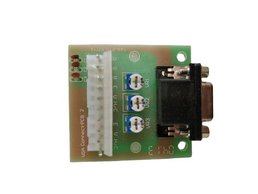 Connecteur VGA RGB CGA Pour POG POT O Convertisseur de signal en or Pièces de rechange de carte PCB