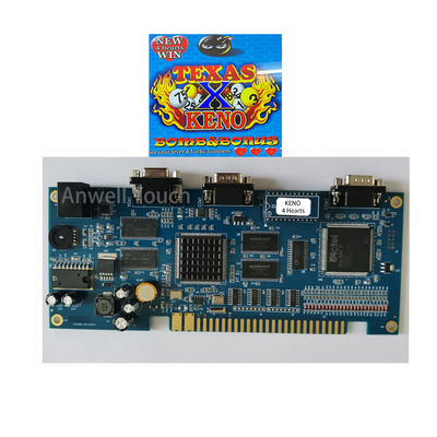 TEXAS KENO 4 Hearts Tableau de jeu de PCB 0,5 kg Pour la vente Arcadesd Pcb