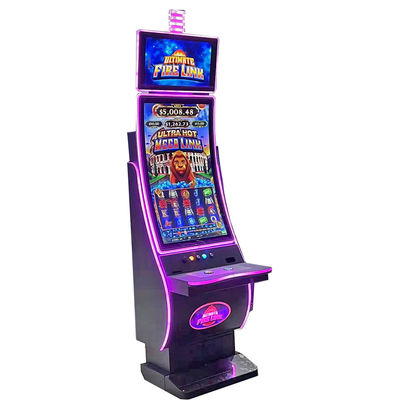 Cabinet de machines à sous de 43 pouces avec écran tactile en C courbé pour machines de jeux 165kg