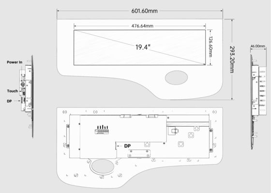 Temps de réponse instantané et éclairage RVB Jeu SG TwinStar J43 IDeck 19.4 pouces Bouton tactile Taille standard