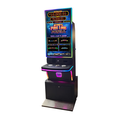 43 pouces de métier de jeu de l' armoire de jeu machine à sous avec moniteur tactile capacitif pour les jeux de tir / foudre