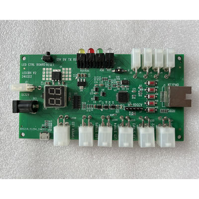 Contrôleur de jeu à LED avec bouton de contrôle
