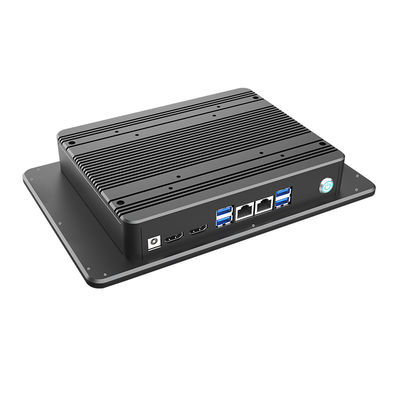 10Écran tactile industriel tout-en-un noir pour Windows et Linux