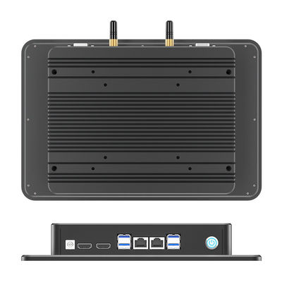 10Écran tactile industriel tout-en-un noir pour Windows et Linux