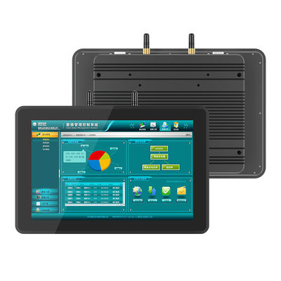 10Écran tactile industriel tout-en-un noir pour Windows et Linux