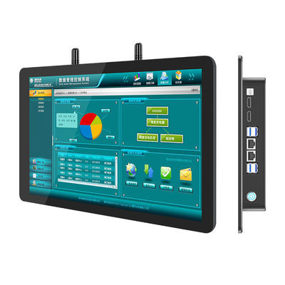 10Écran tactile industriel tout-en-un noir pour Windows et Linux