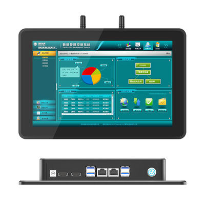 10Écran tactile industriel tout-en-un noir pour Windows et Linux