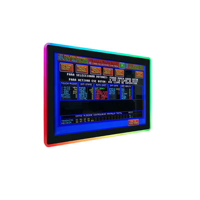L'écran tactile de qualité industrielle à LED à bord de bord de jeu projeté 23,8"