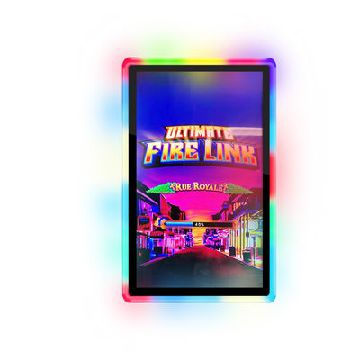 Moniteur à écran tactile de jeu de 400 nits avec bord LED latéral résistant aux rayures et temps de réponse de 5 ms